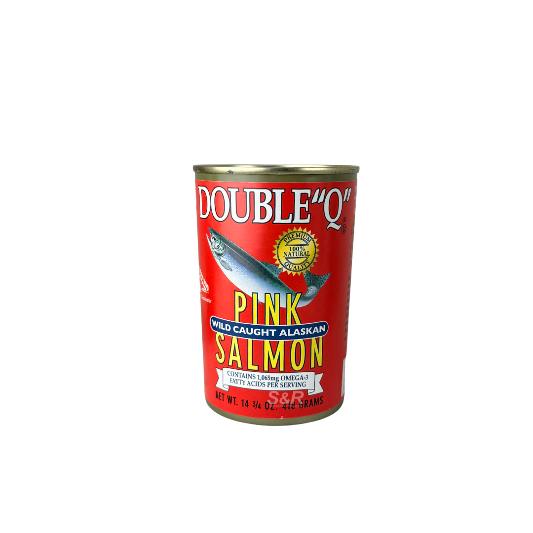 Double Q Pink Salmon Sardine 418g